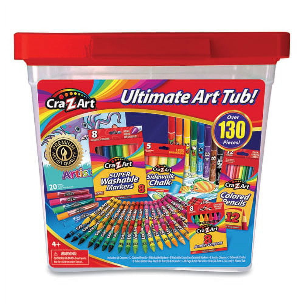 Ultimate Art Tub, 130 Pieces Ultimate Art Tub, 130 Pieces