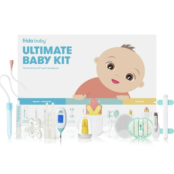 Ultimate Baby Kit | The Health & Wellness, Grooming and Teething Kit and Ultimate Baby Shower Gift