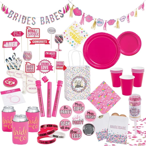 Fun Express Bachelorette Party Kit 219 Piece