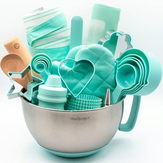 WeeSprout Little Chef Kids Baking Set – 38 Pieces