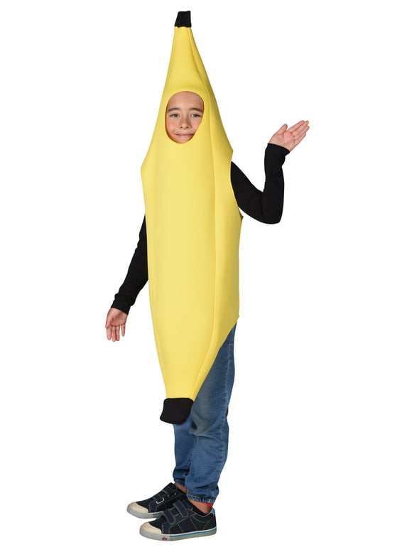 Ultimate Banana Halloween Costume, Unisex, Child Size 7-10