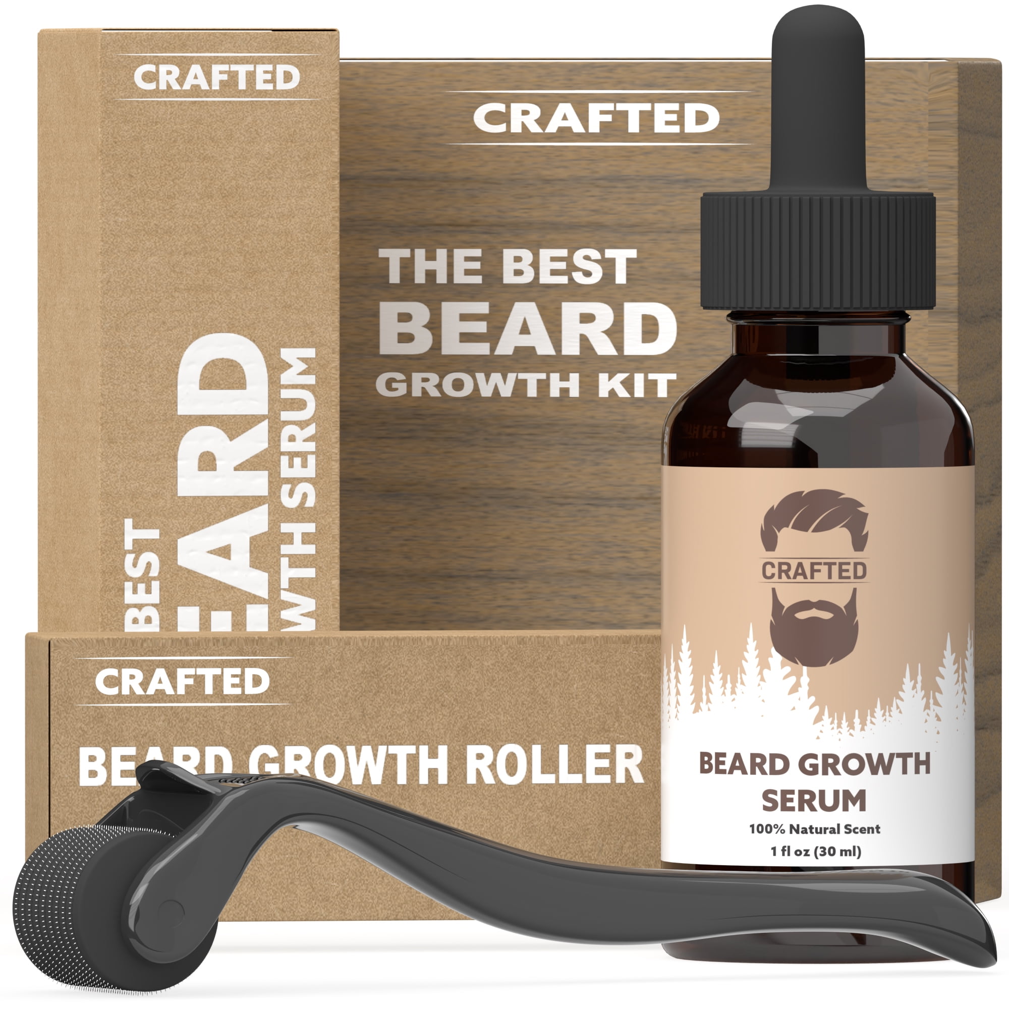 Ultimate Beard Growth Kit Basics - Fast Growth With Beard Growth Derma ...