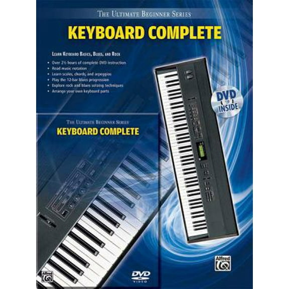 Pre-Owned Ultimate Beginner Keyboard Complete: Learn Keyboard Basics, Blues, and Rock, Book & DVD (Hard Case) [With DVD] (Paperback) 0739056123 9780739056127