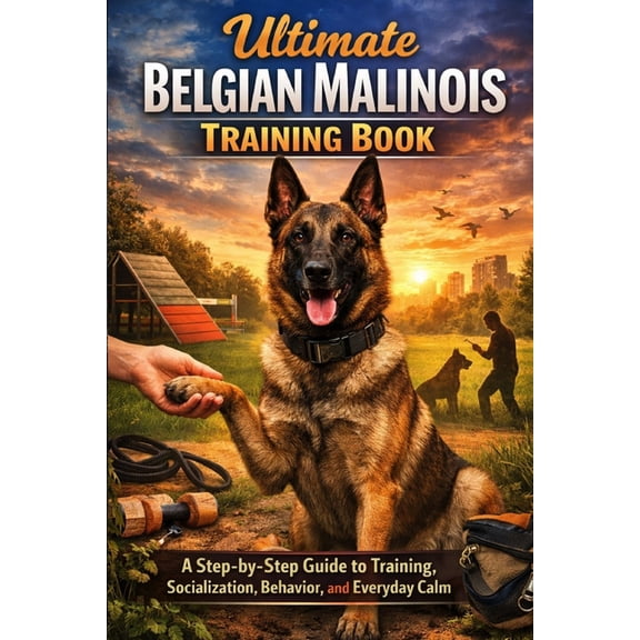Ultimate Belgian Malinois Training Book: A Step-by-Step Guide to Training, Socialization, Behavior, and Everyday Calm, (Paperback)