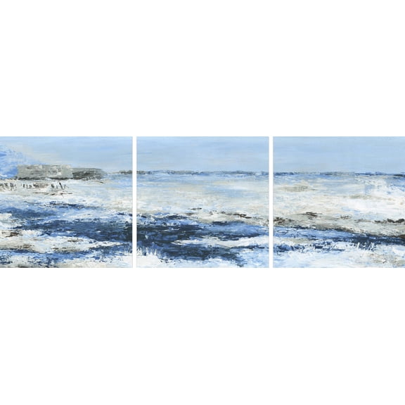 Ultimate Blue Waves II Triptych