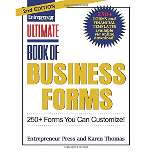 Pre-Owned Ultimate Book of Business Forms: 250+ Forms You Can Customize (Ultimate Series), 9781599183794, 159918379X, Paperback, Second edition