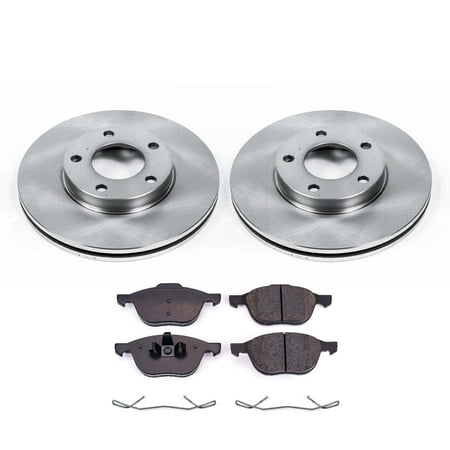 Ultimate Brakes Front Ceramic Brake Pad and Rotor Kit with Hardware WM80049