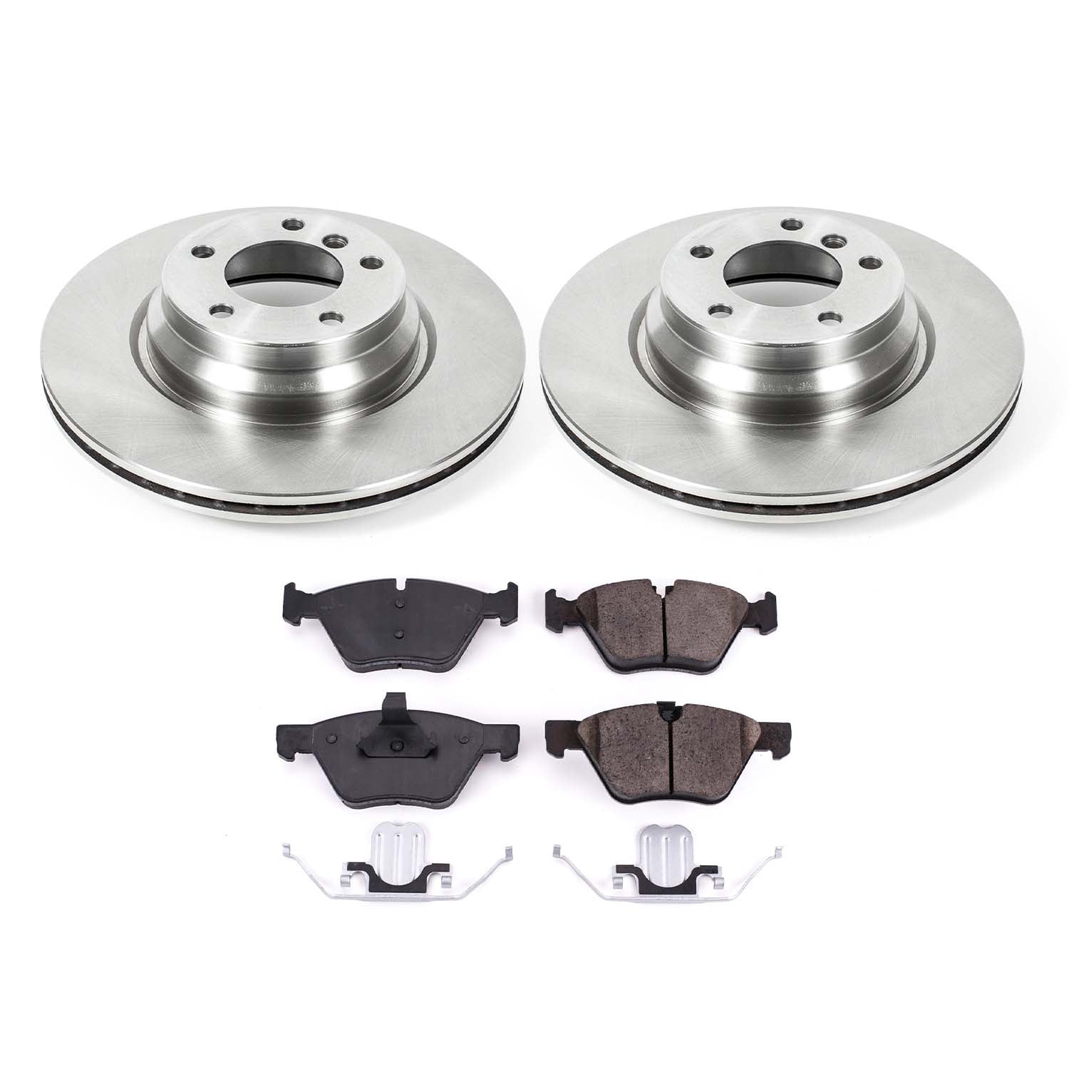Ultimate Brakes Front Ceramic Brake Pad and Rotor Kit with Hardware WM80084