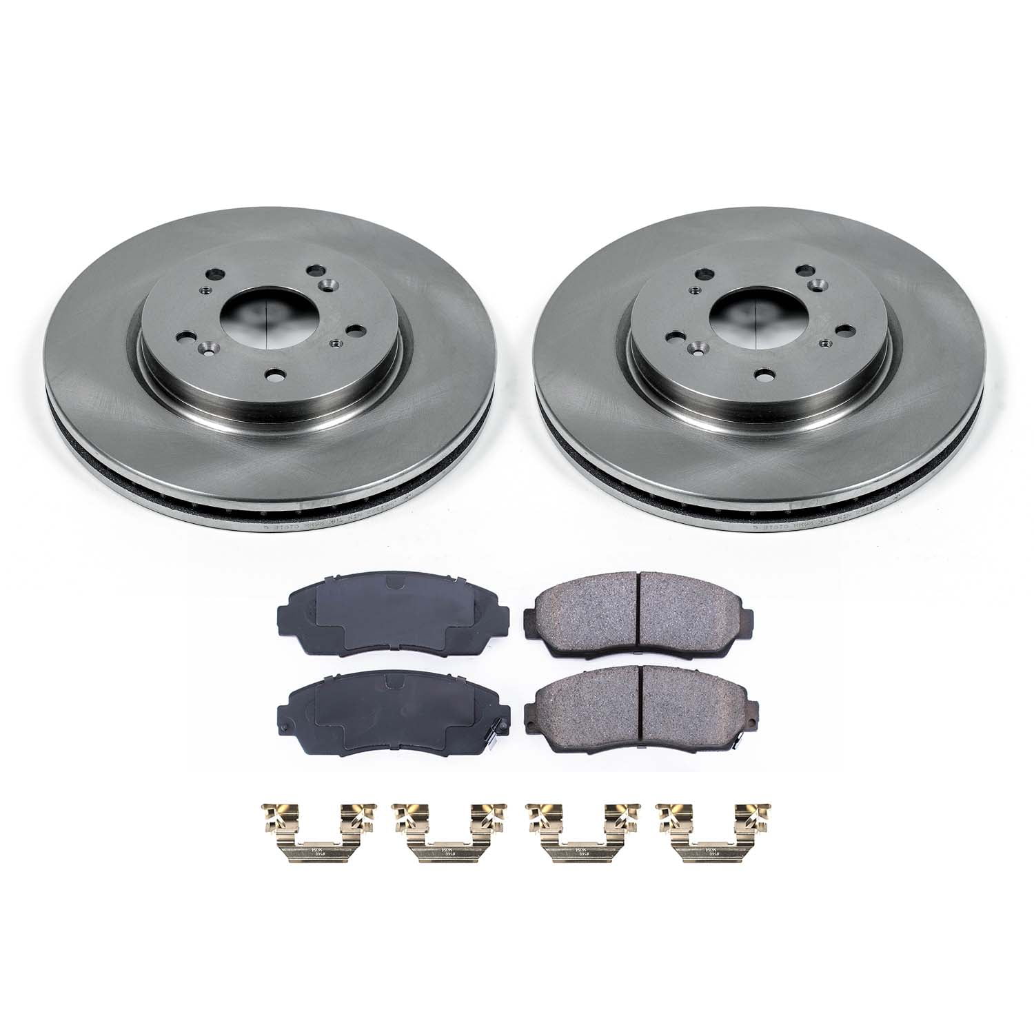 Ultimate Brakes Front Ceramic Brake Pad and Rotor Kit with Hardware WM80132