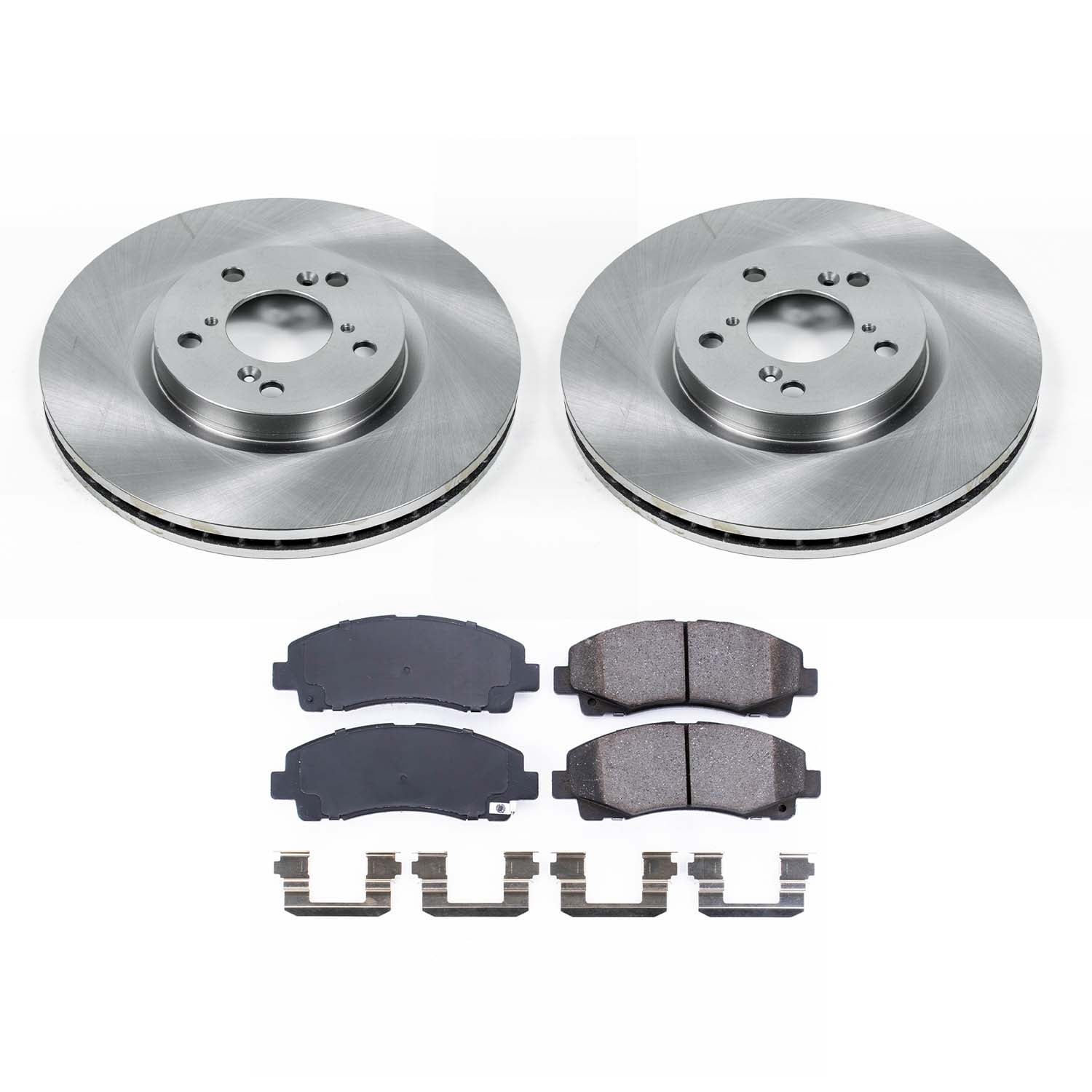 Ultimate Brakes Front Ceramic Brake Pad and Rotor Kit with Hardware WM80156