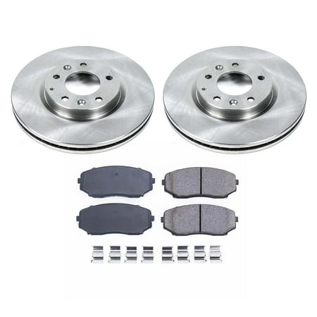 Ultimate Brakes Front Ceramic Brake Pad and Rotor Kit with Hardware WM80233
