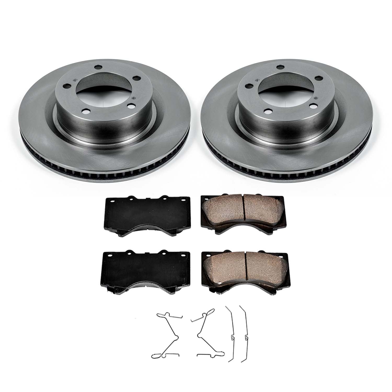 Ultimate Brakes Front Ceramic Brake Pad and Rotor Kit with Hardware WM80279