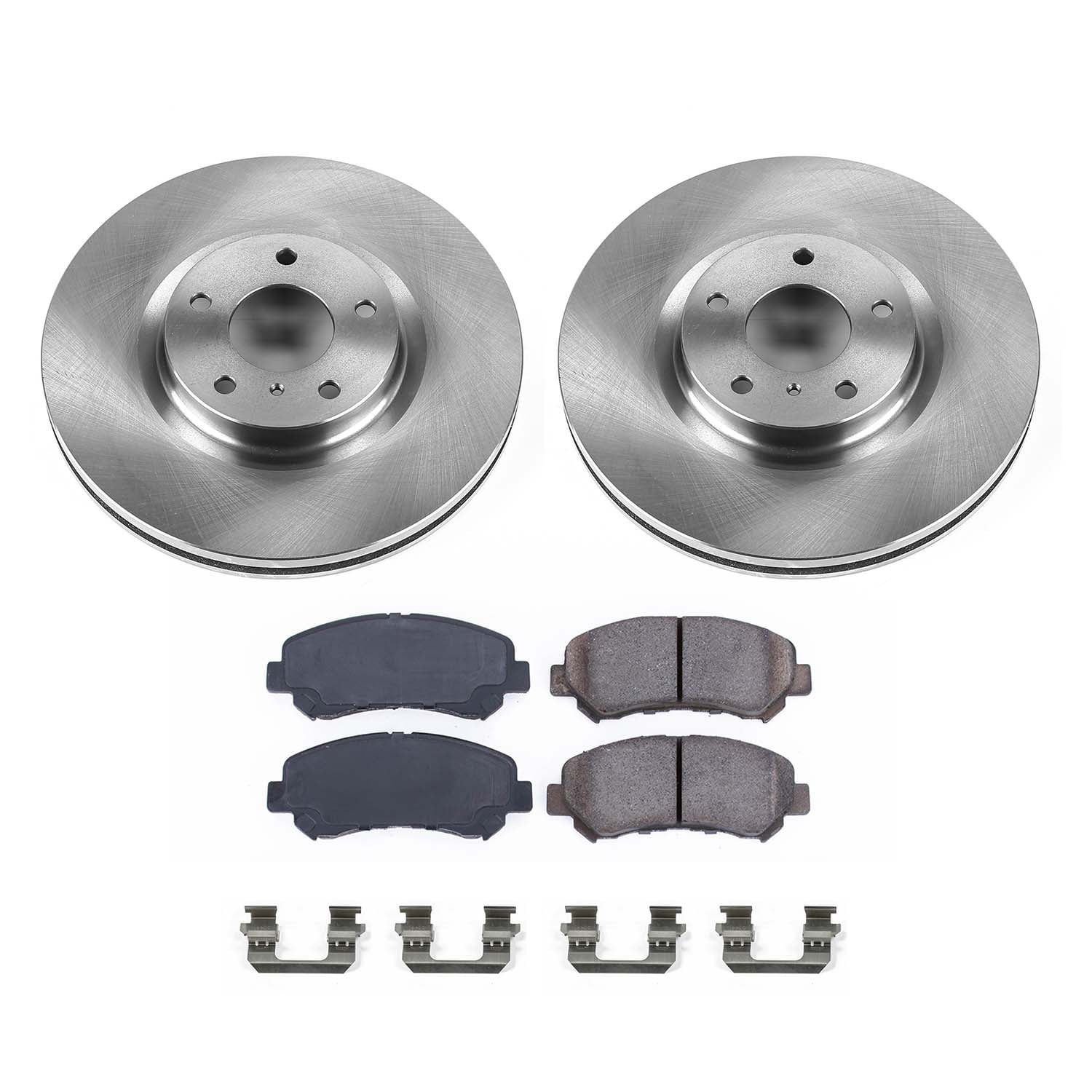 Ultimate Brakes Front Ceramic Brake Pad and Rotor Kit with Hardware WM80292