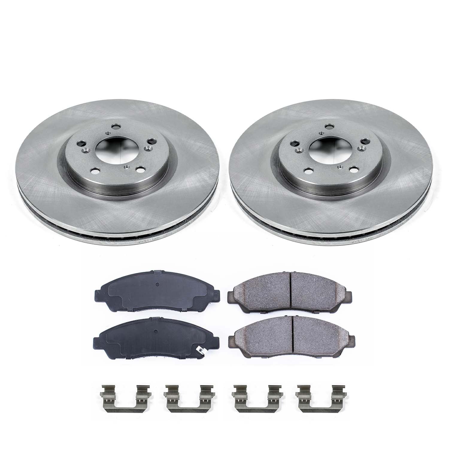 Ultimate Brakes Front Ceramic Brake Pad and Rotor Kit with Hardware WM80295