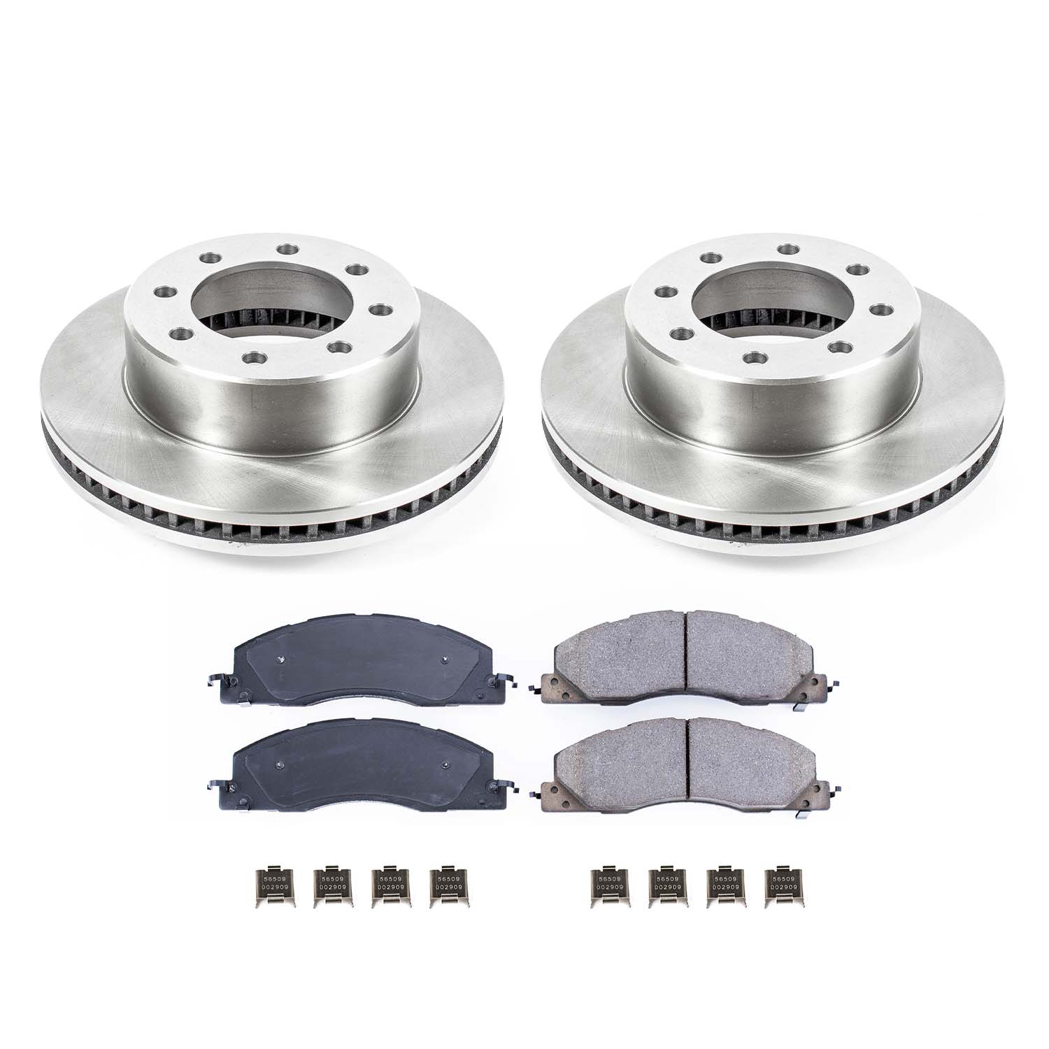 Ultimate Brakes Front Ceramic Brake Pad and Rotor Kit with Hardware WM80297
