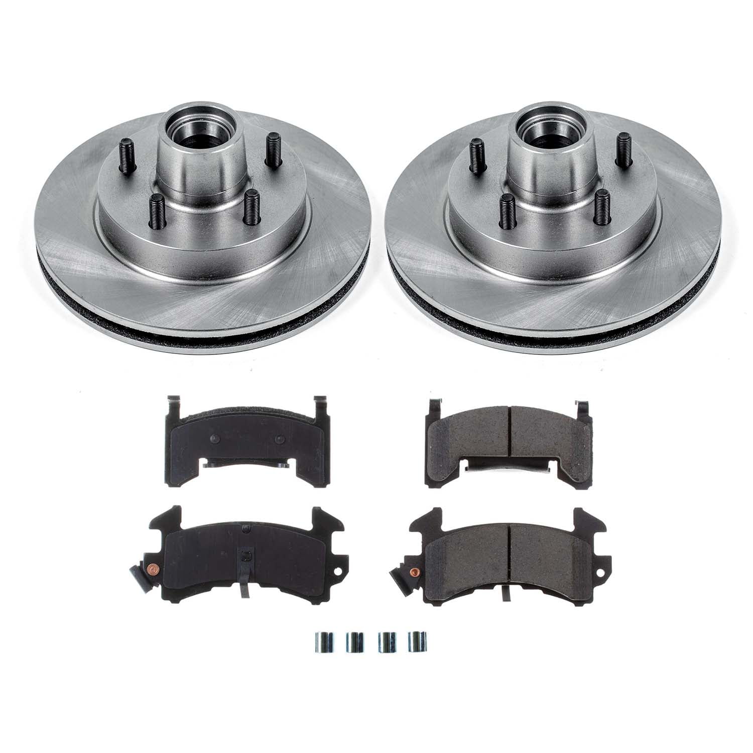 Ultimate Brakes Front Ceramic Brake Pad and Rotor Kit with Hardware WM80319