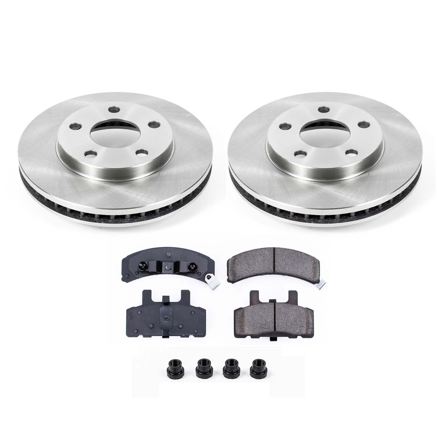 Ultimate Brakes Front Ceramic Brake Pad and Rotor Kit with Hardware WM80366