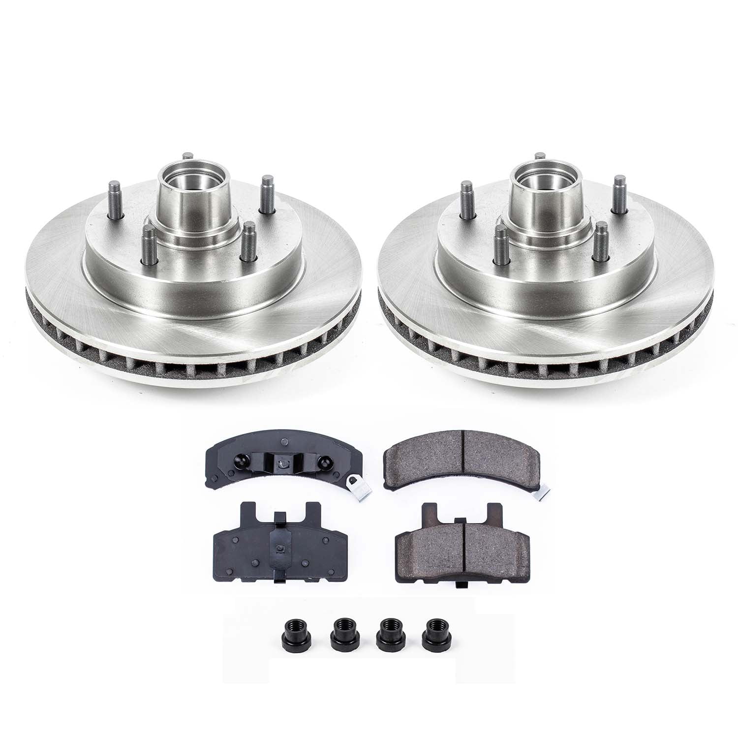 Ultimate Brakes Front Ceramic Brake Pad and Rotor Kit with Hardware WM80370