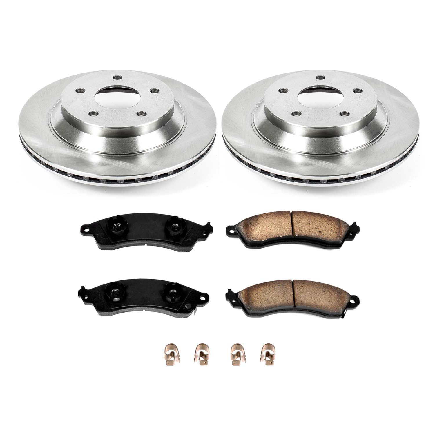 Ultimate Brakes Front Ceramic Brake Pad and Rotor Kit with Hardware WM80420
