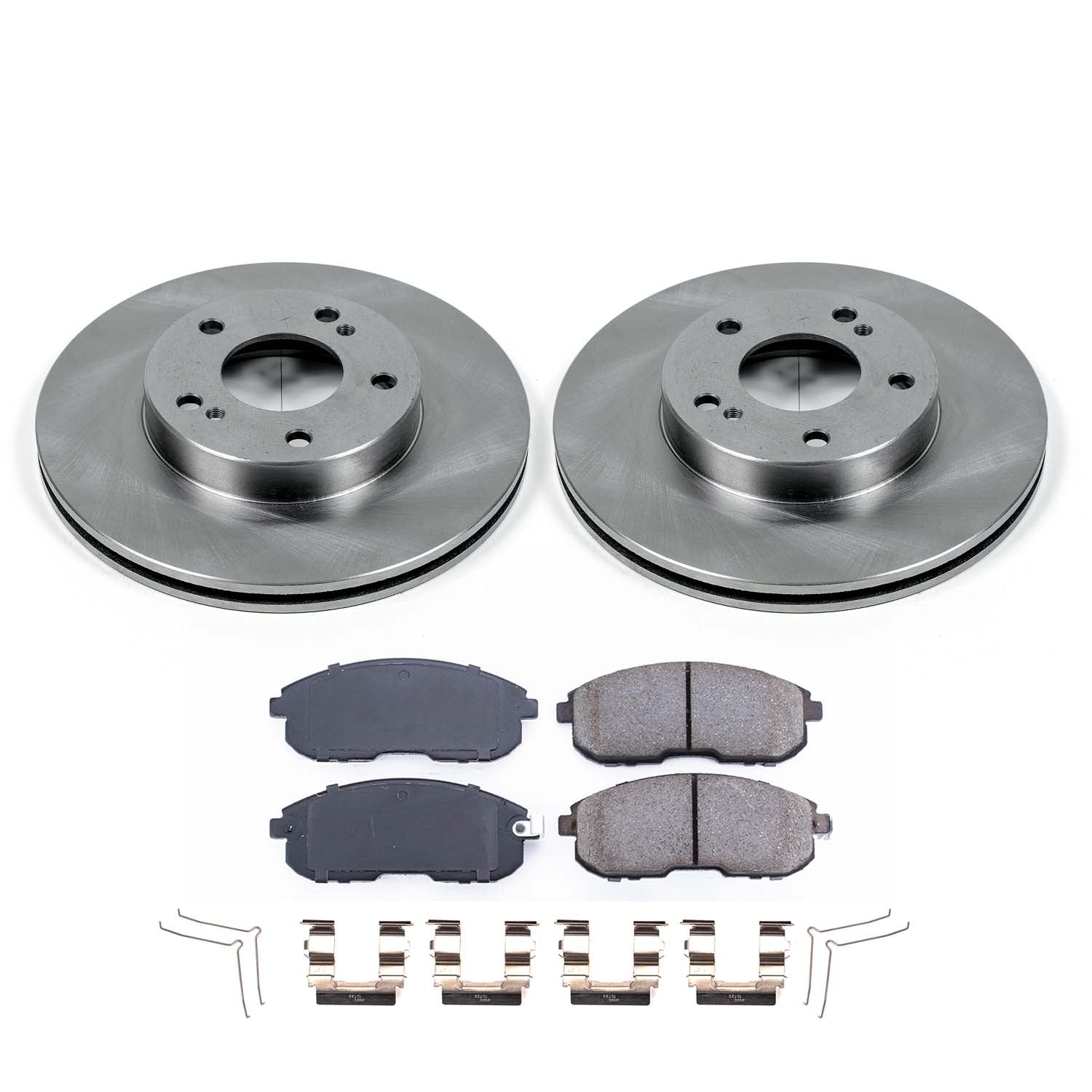 Ultimate Brakes Front Ceramic Brake Pad and Rotor Kit with Hardware WM80424