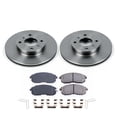 thumbnail image 1 of Ultimate Brakes Front Ceramic Brake Pad and Rotor Kit with Hardware WM80425, 1 of 5