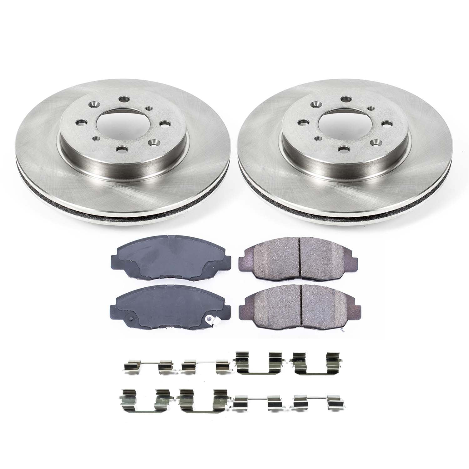Ultimate Brakes Front Ceramic Brake Pad and Rotor Kit with Hardware WM80430