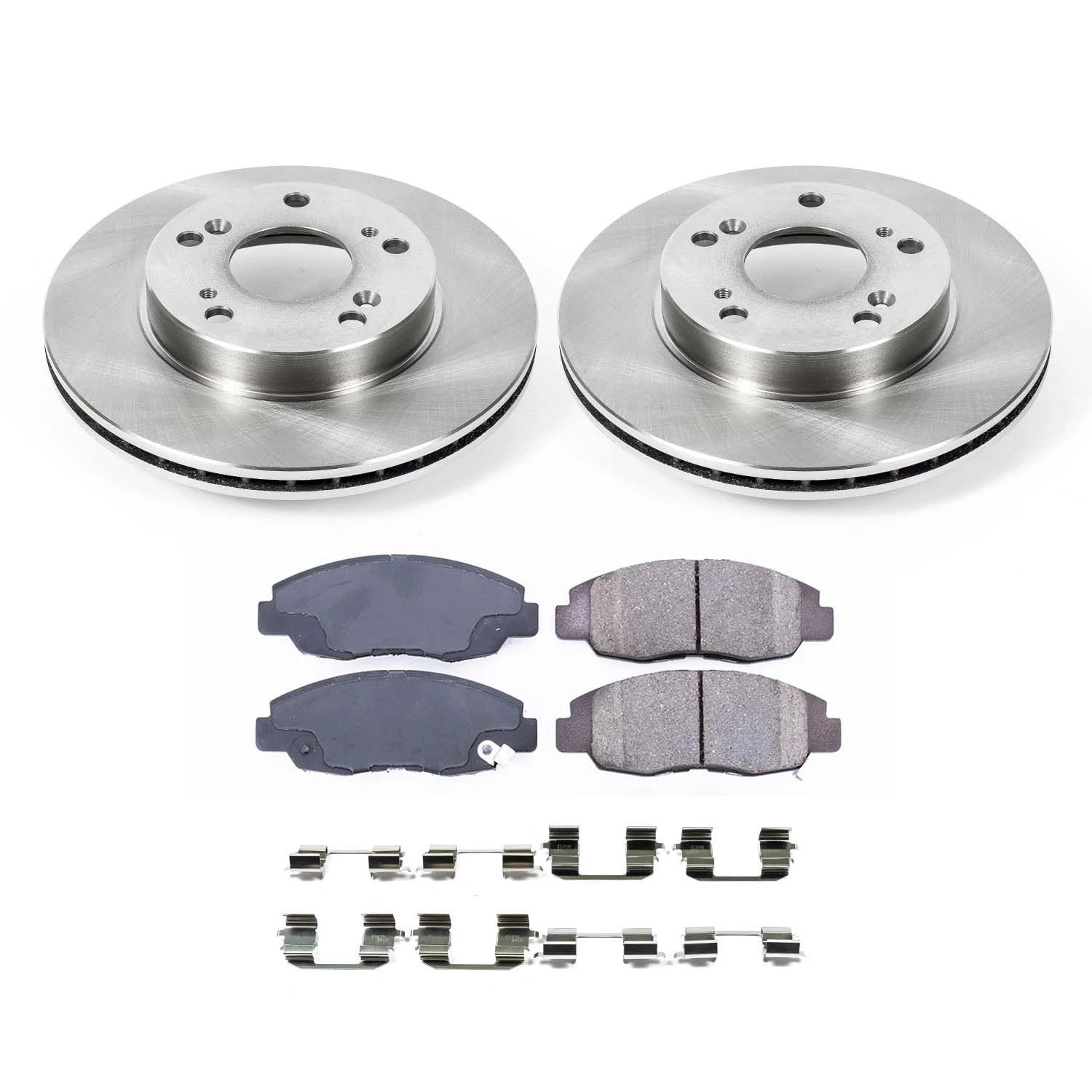 Ultimate Brakes Front Ceramic Brake Pad and Rotor Kit with Hardware