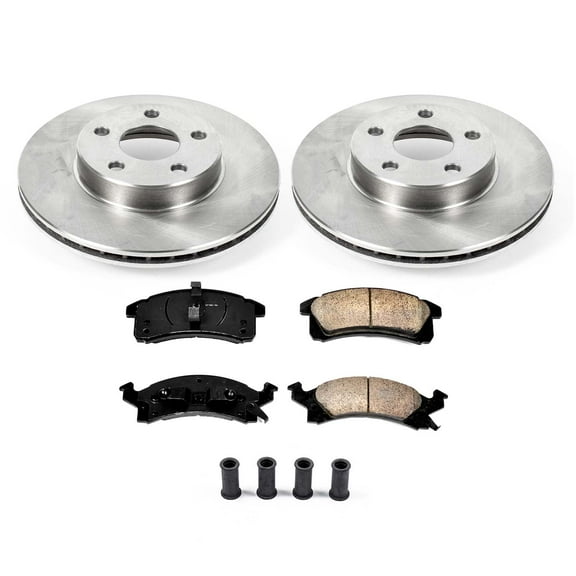 Ultimate Brakes Front Ceramic Brake Pad and Rotor Kit with Hardware WM80453