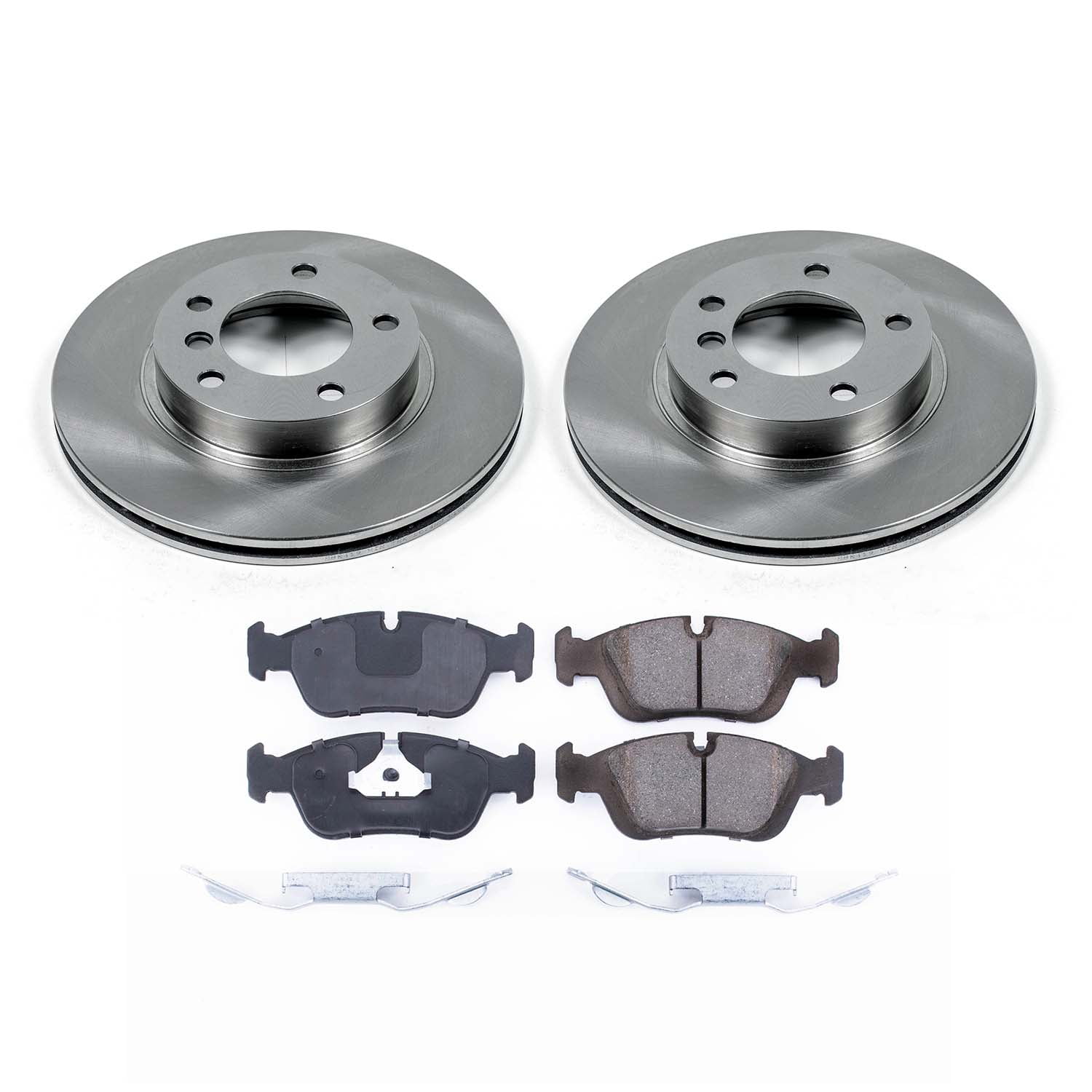 Ultimate Brakes Front Ceramic Brake Pad and Rotor Kit with Hardware WM80485
