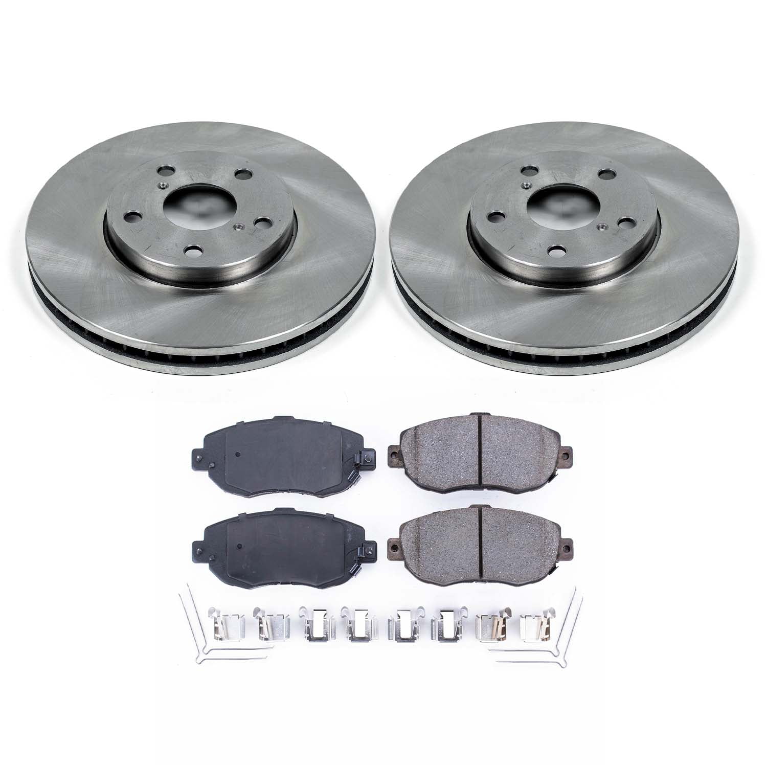 Ultimate Brakes Front Ceramic Brake Pad and Rotor Kit with Hardware WM80518