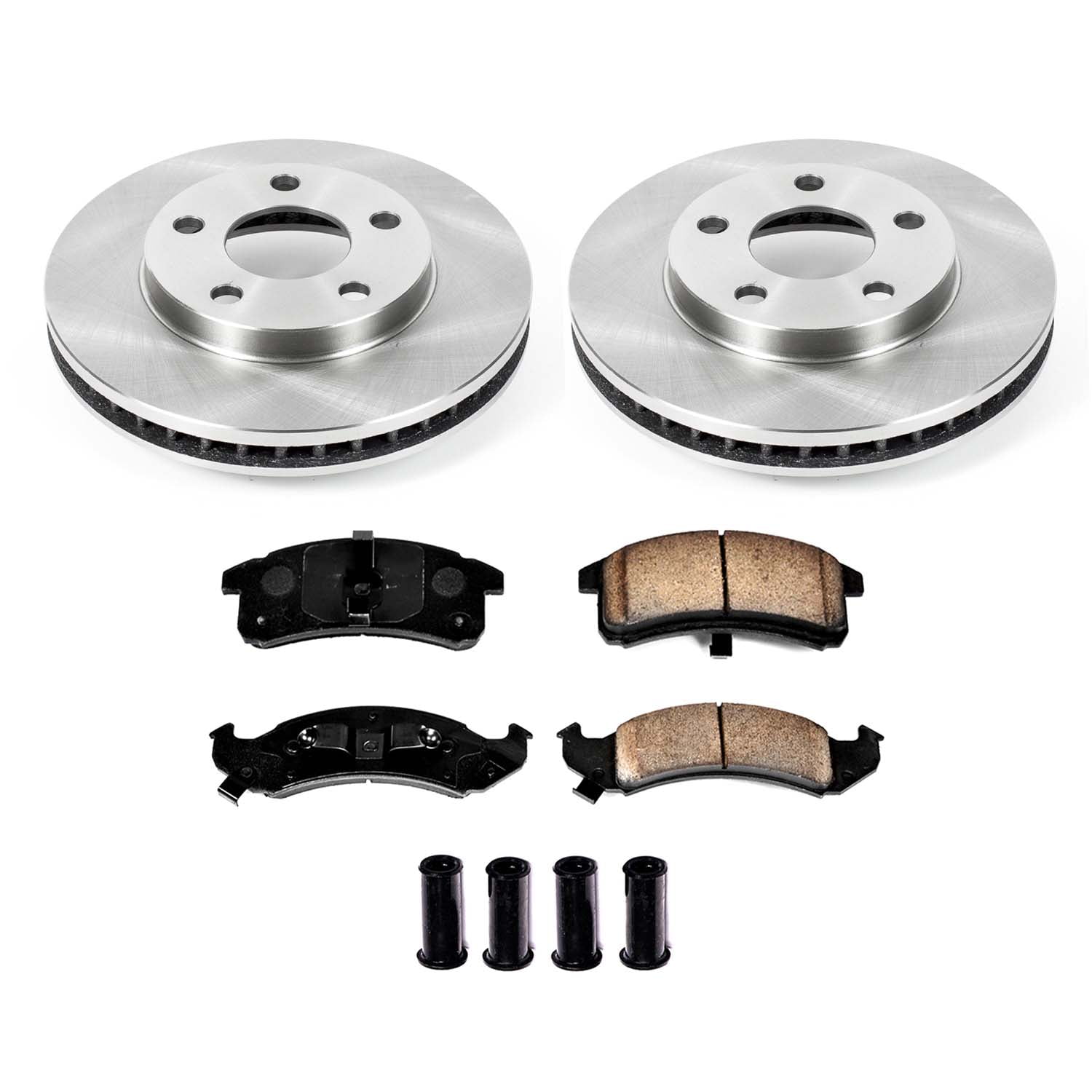 Ultimate Brakes Front Ceramic Brake Pad and Rotor Kit with Hardware WM80521
