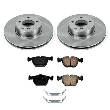 Ultimate Brakes Front Ceramic Brake Pad and Rotor Kit with Hardware WM80565