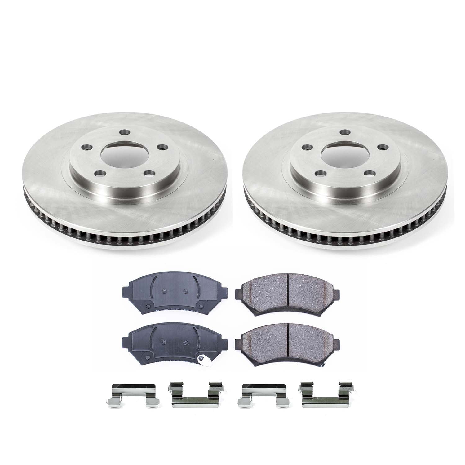 Ultimate Brakes Front Ceramic Brake Pad and Rotor Kit with Hardware WM80600