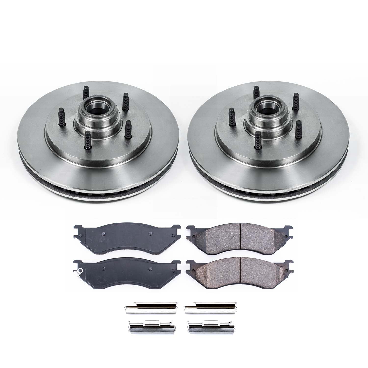 Ultimate Brakes Front Ceramic Brake Pad and Rotor Kit with Hardware WM80608