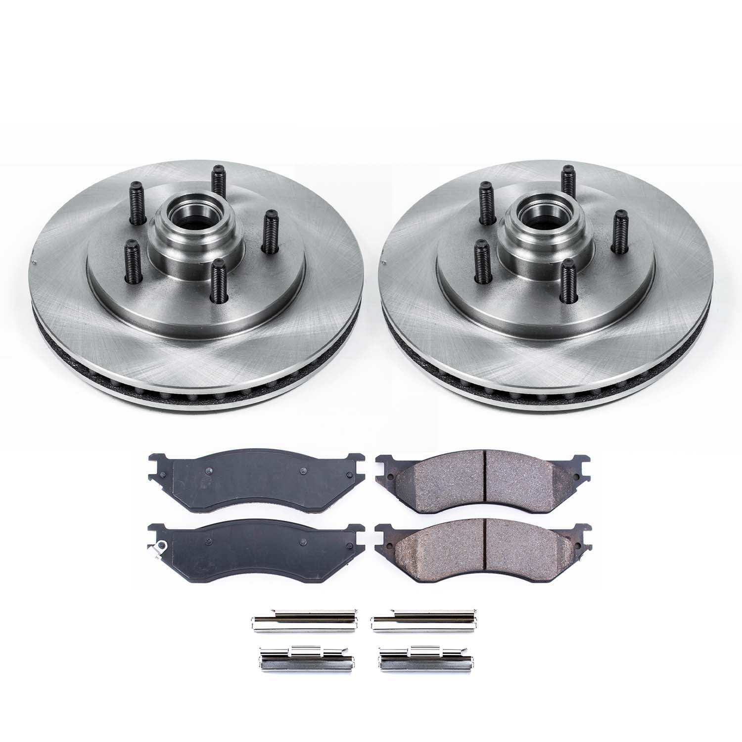 Ultimate Brakes Front Ceramic Brake Pad and Rotor Kit with Hardware WM80610