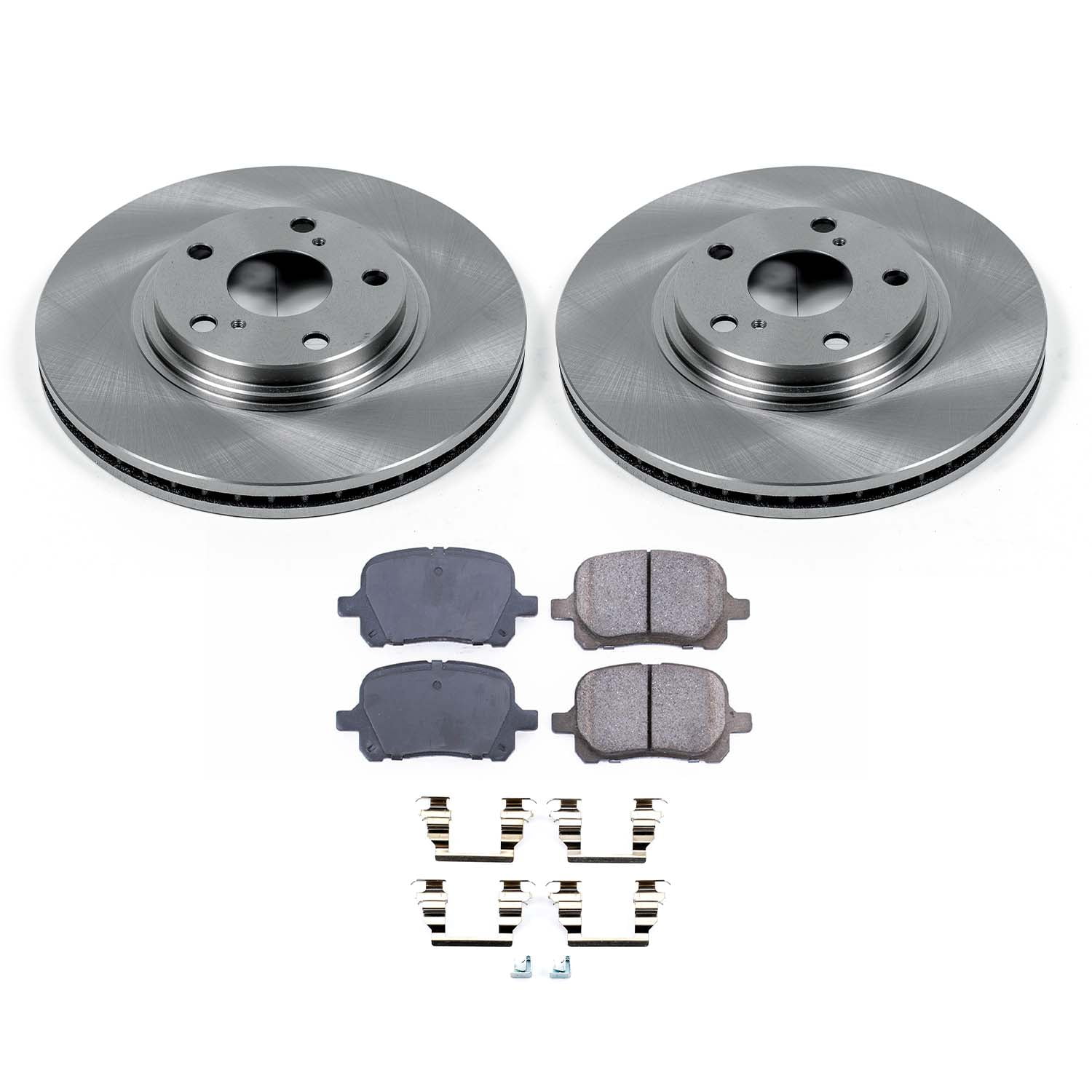 Ultimate Brakes Front Ceramic Brake Pad and Rotor Kit with Hardware WM80620