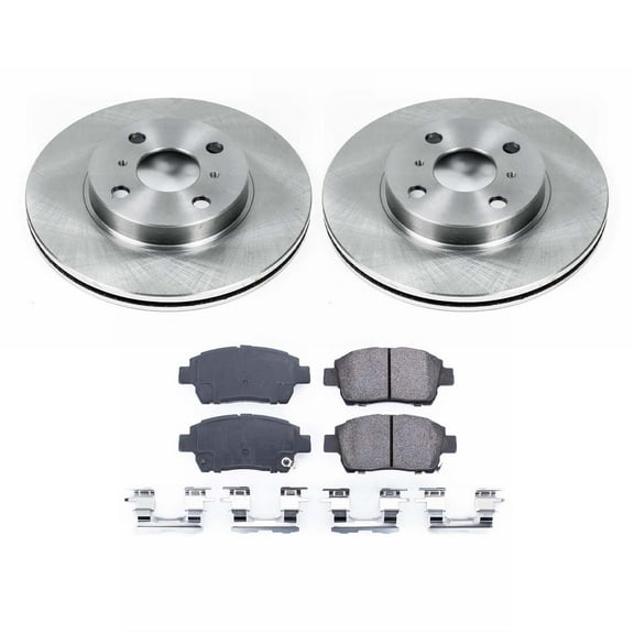 Ultimate Brakes Front Ceramic Brake Pad and Rotor Kit with Hardware WM80728