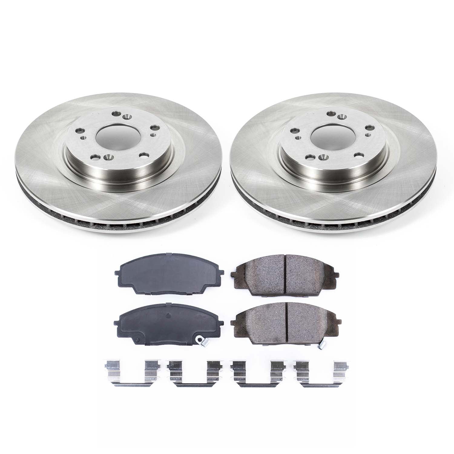 Ultimate Brakes Front Ceramic Brake Pad and Rotor Kit with Hardware WM80736
