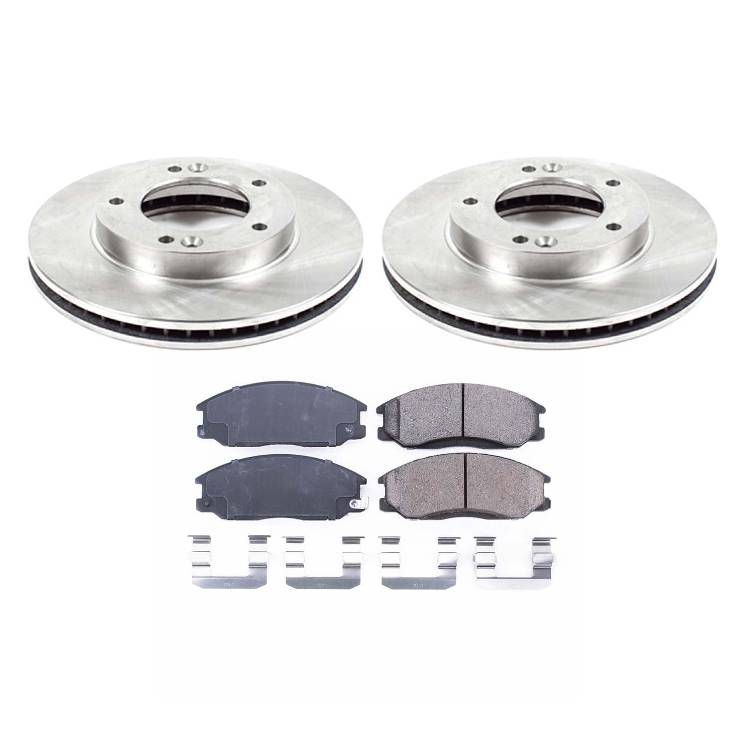 Ultimate Brakes Front Ceramic Brake Pad and Rotor Kit with Hardware WM80794