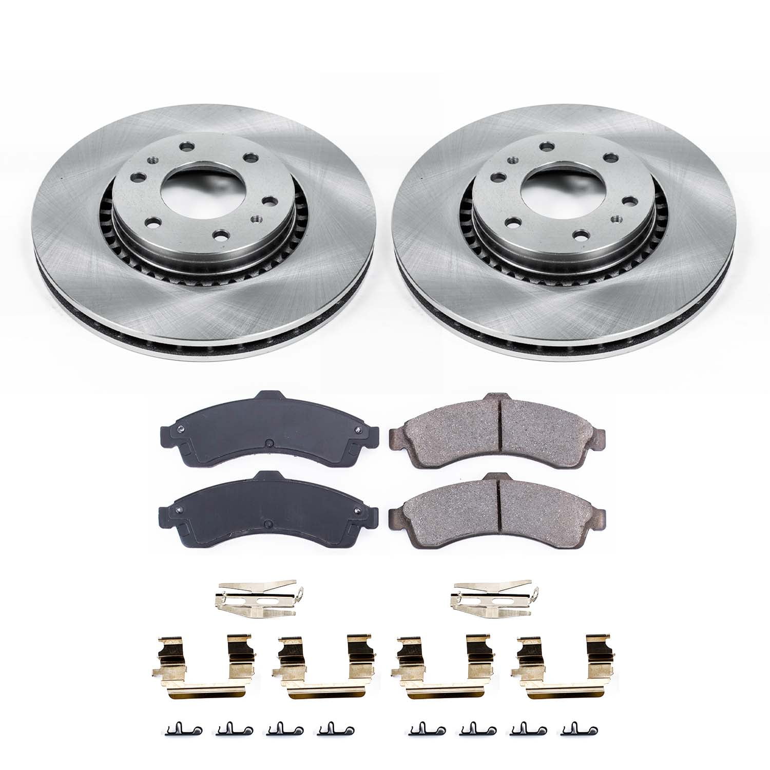 Ultimate Brakes Front Ceramic Brake Pad and Rotor Kit with Hardware WM80831