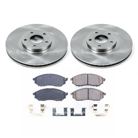 Ultimate Brakes Front Ceramic Brake Pad and Rotor Kit with Hardware WM80845