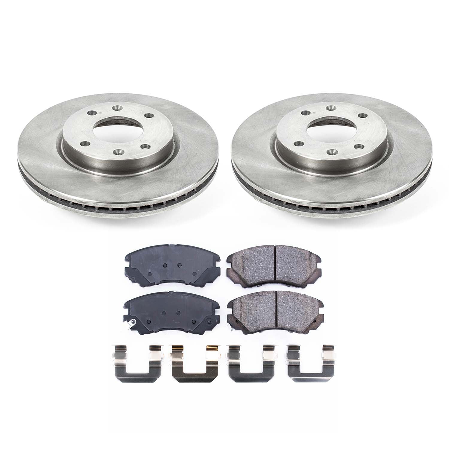 Ultimate Brakes Front Ceramic Brake Pad and Rotor Kit with Hardware WM80894