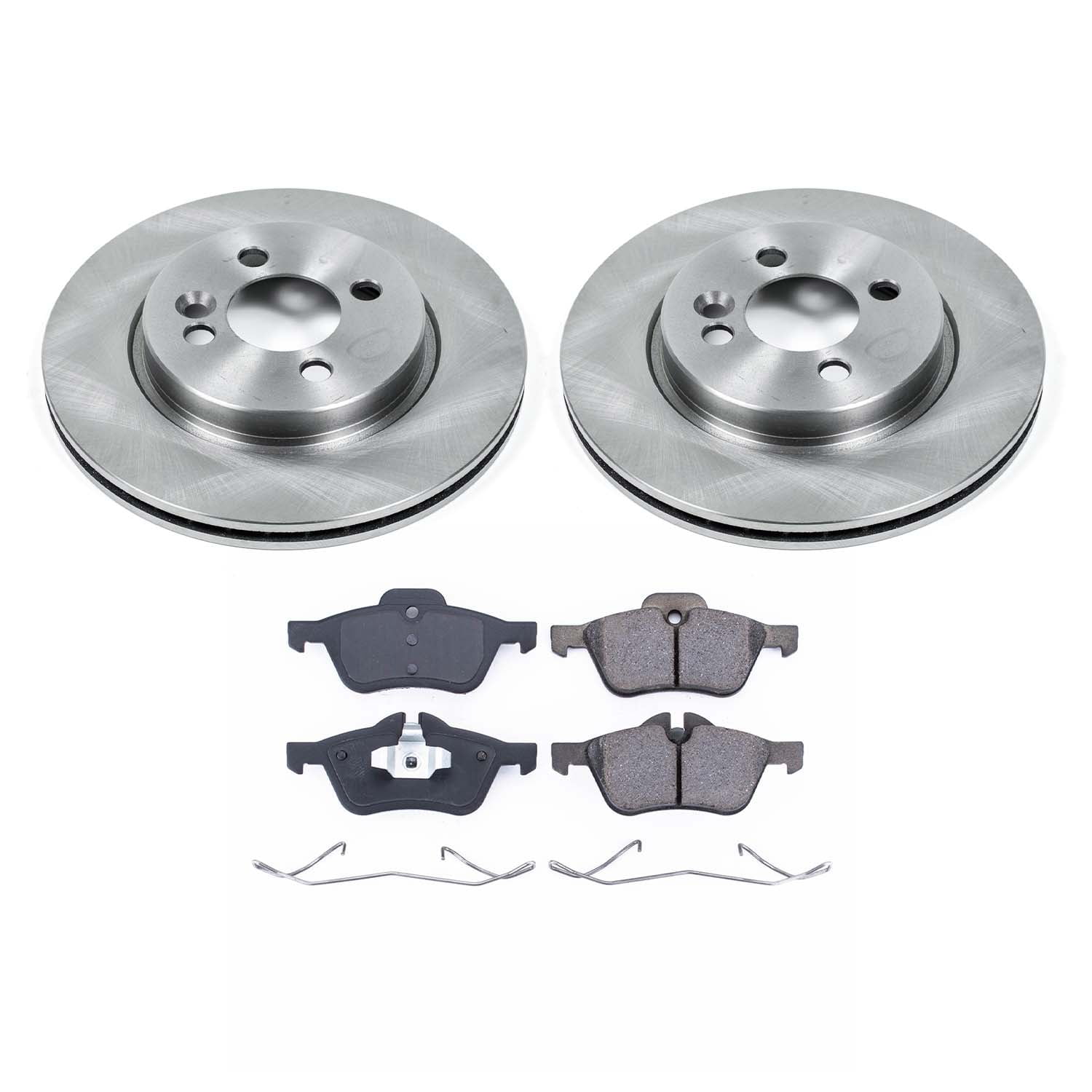 Ultimate Brakes Front Ceramic Brake Pad and Rotor Kit with Hardware WM80913