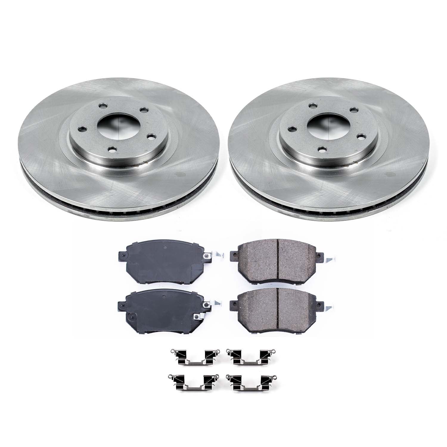 Ultimate Brakes Front Ceramic Brake Pad and Rotor Kit with Hardware WM80935