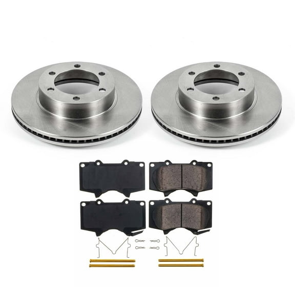 Ultimate Brakes Front Ceramic Brake Pad and Rotor Kit with Hardware WM80947