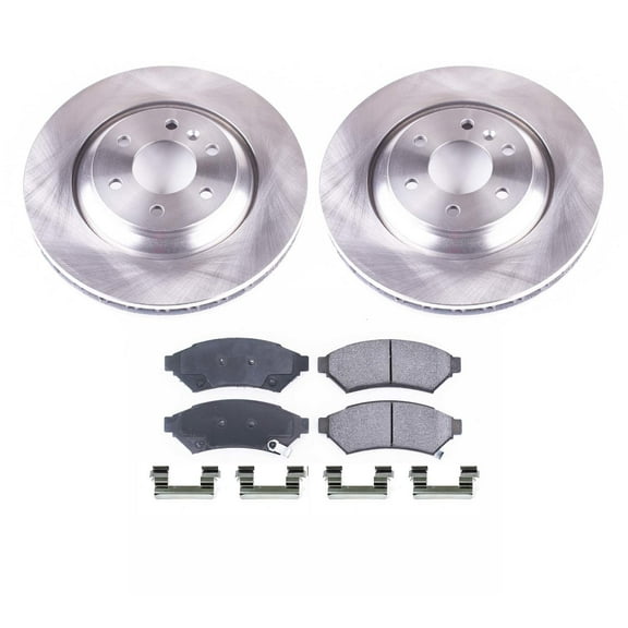 Ultimate Brakes Front Ceramic Brake Pad and Rotor Kit with Hardware WM81138
