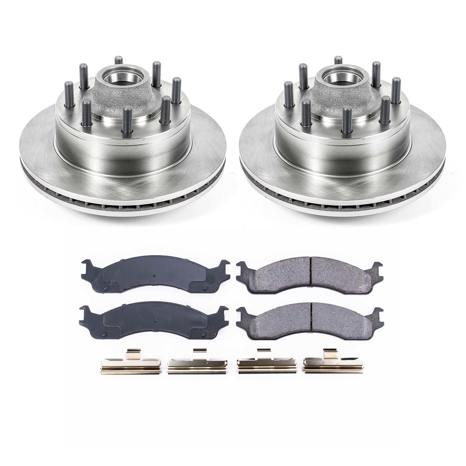Ultimate Brakes Front Ceramic Brake Pad and Rotor Kit with Hardware WM81516