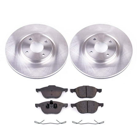 Ultimate Brakes Front Semi-Metallic Brake Pad and Rotor Kit with Hardware WM80060