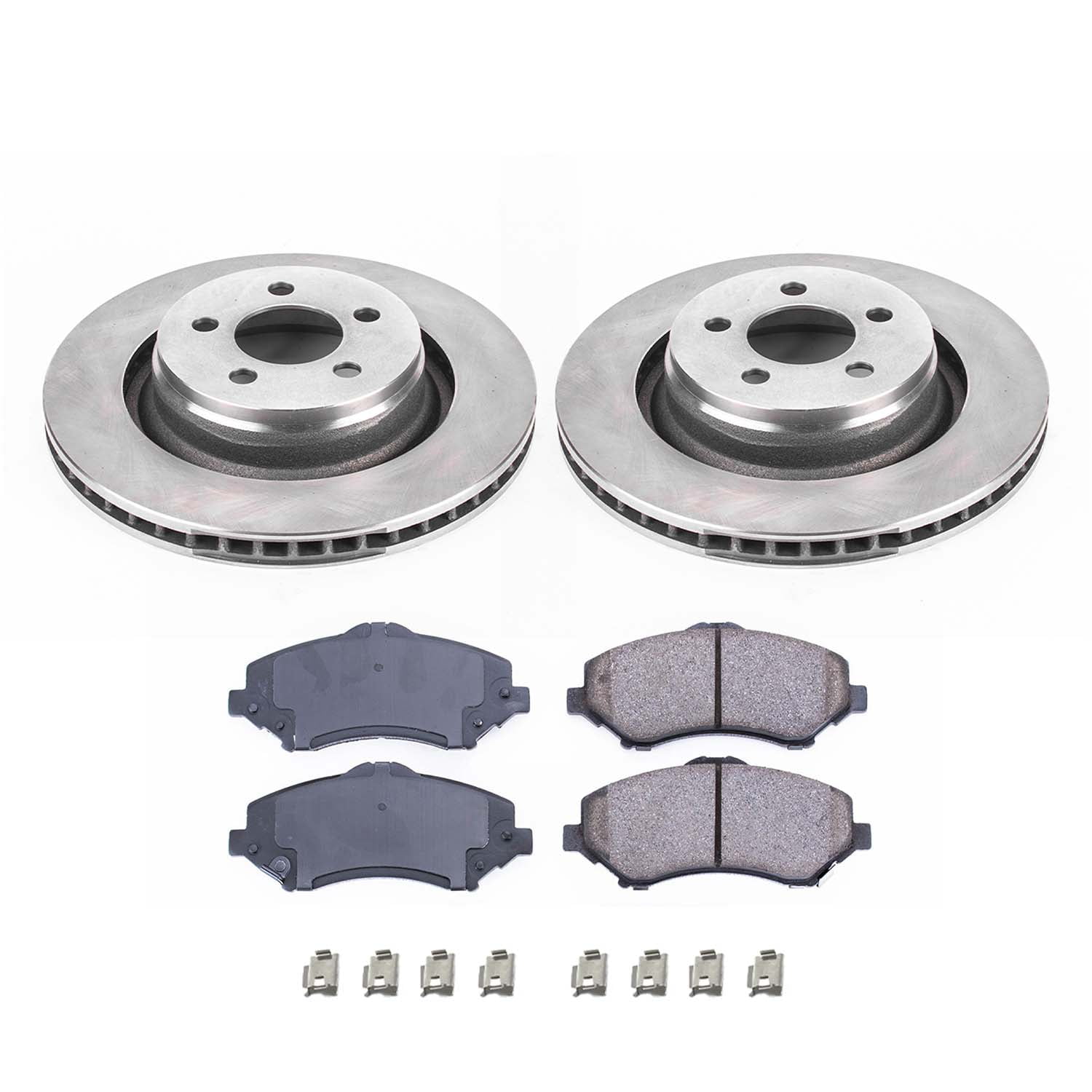 Ultimate Brakes Front Semi-Metallic Brake Pad and Rotor Kit with Hardware WM80265