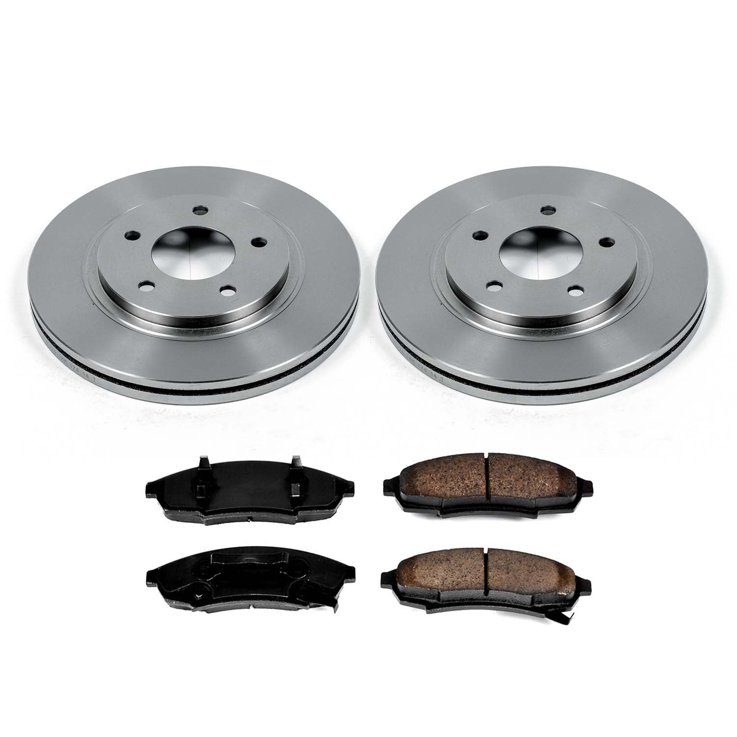 Ultimate Brakes Front Semi-Metallic Brake Pad and Rotor Kit with Hardware WM80378